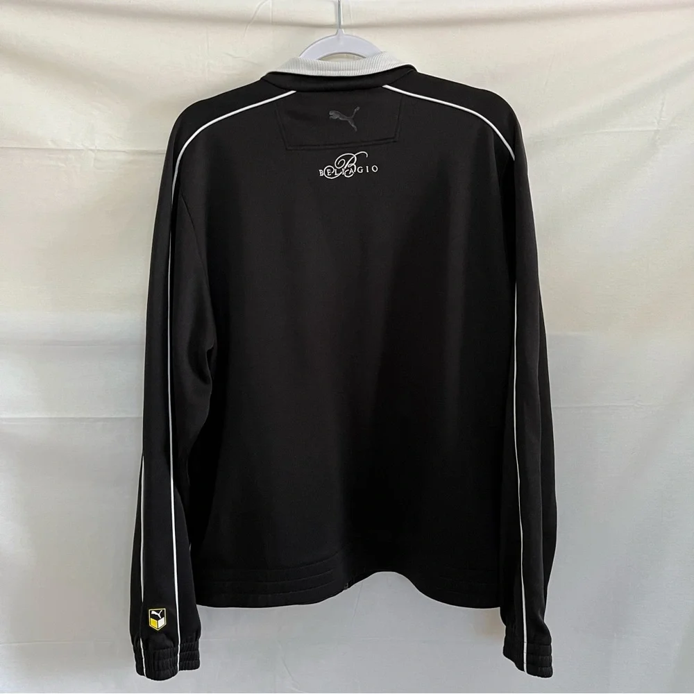 PUMA Bellagio Las Vegas Hotel Black Full Zipper Track Jacket Size Large - Picture 3 of 16